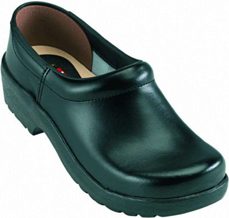 Euro-Dan - Ivar OB Werkklomp - Zwart - Leer - PU Zool