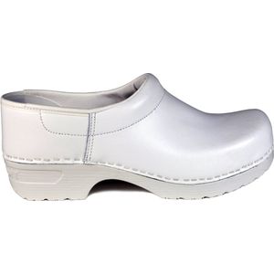 Euro-Dan - Sigge - Werkschoenen - Wit - Dichte Hak - PU Loopzool