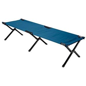Grand Canyon Topaz Camping Bed M - Opvouwbaar campingbed van aluminium - opvouwbaar campingbed voor buiten - donkerblauw (blauw)