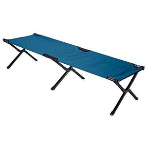 Grand Canyon Topaz Camping Bed L, opvouwbaar campingbed van aluminium, inklapbaar veldbed voor buiten, donkerblauw (blauw)