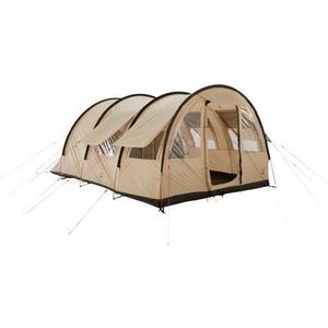 Grand Canyon Helena 5 Tunneltent voor 5 personen, familietent/groepstent met twee slaapgedeeltes, Mojave Desert (beige)