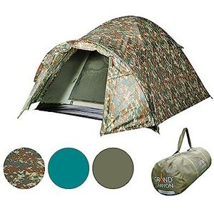 GRAND CANYON Unisex - Topeka 2 camouflage tent voor volwassenen, camourvlag, eenheidsmaat