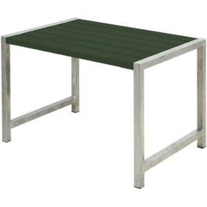 Tuintafel vuren Café - Hout & Staal gegrond groen - 77 x 127 x 73 cm