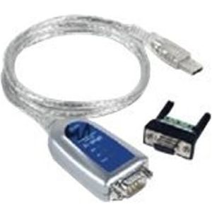 Moxa - Uport 1150 - Seriële Adapter - Zilver - USB Type-A en DB-9