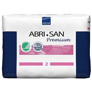 ABENA Abri-San Premium 2, Shaped Pad, 350 ml Absorbentie, Koffer van 252 pads 9260-1