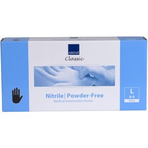 ABENA - Nitril Handschoenen - Zwart - 100 Stuks - Poedervrij - Latexvrij