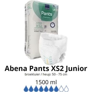 Abena Pants Junior Premium XS2 - 18 x absorberende broekjes - absorptie 1500 ml