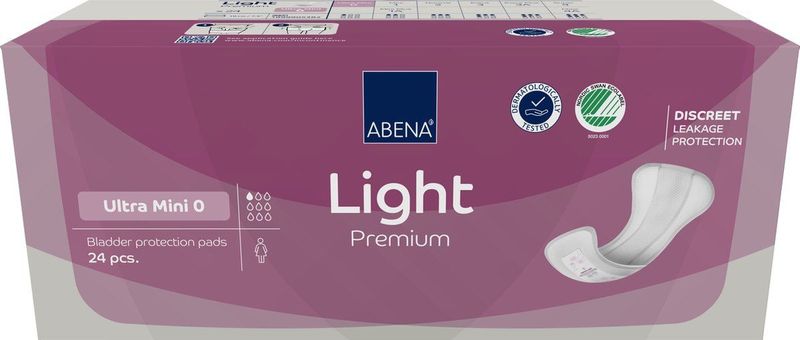 Abena Light - Inlegverband - Wit - TopDry - 20 Stuks