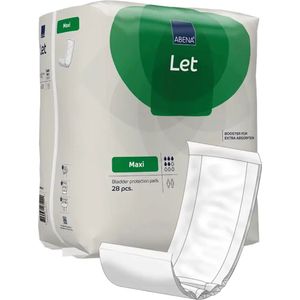 ABENA LET Maxi - Inlegverband - 28 Stuks - Rechthoekig - 15 x 60 cm - 1100 ml