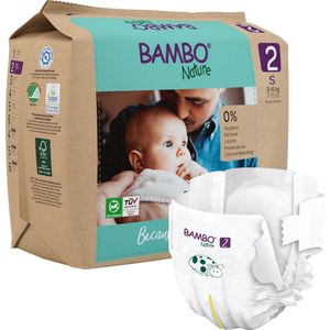 Bambo Nature Luiers Maat 2 (3-6 kg) 30 stuks