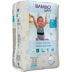 Bambo Nature Zwemluierbroekjes Medium 12+ kg 12 stuks