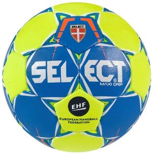 Select Maxi Grip Handbal - Blauw / Geel | Maat: LILLEPUT (1)
