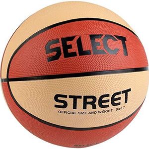 Derbystar Unisex – Street Basketbal voor volwassenen, bruin beige, 5