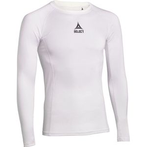 SELECT - Long Sleeve Base Layer - Wit - Lichtgewicht - Ademend - Vochtafvoerende