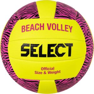 Select champion beach volleybal in de kleur geel.