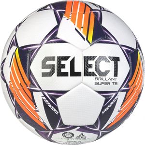 Select Brillant Super TB Voetbal Maat 5 Wit Paars Oranje