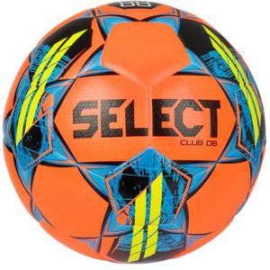 SELECT Club DB V22 Voetbal, oranje/blauw/geel, maat 4
