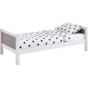 Flexworld Bed Jip - 90 x 200 cm - wit/urban grey