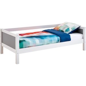 Flexworld Bedbank Jip - 90 x 200 cm - wit/urban grey