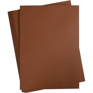 PlayCut-Karton, 180 g, A4, kaffeebraun, Packung mit 100 Blatt