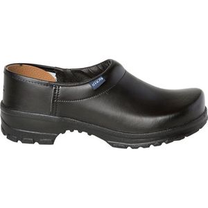 Sika 125 Klompen - Zwart - Waterbestendig Leer - Slijtvast Comfort