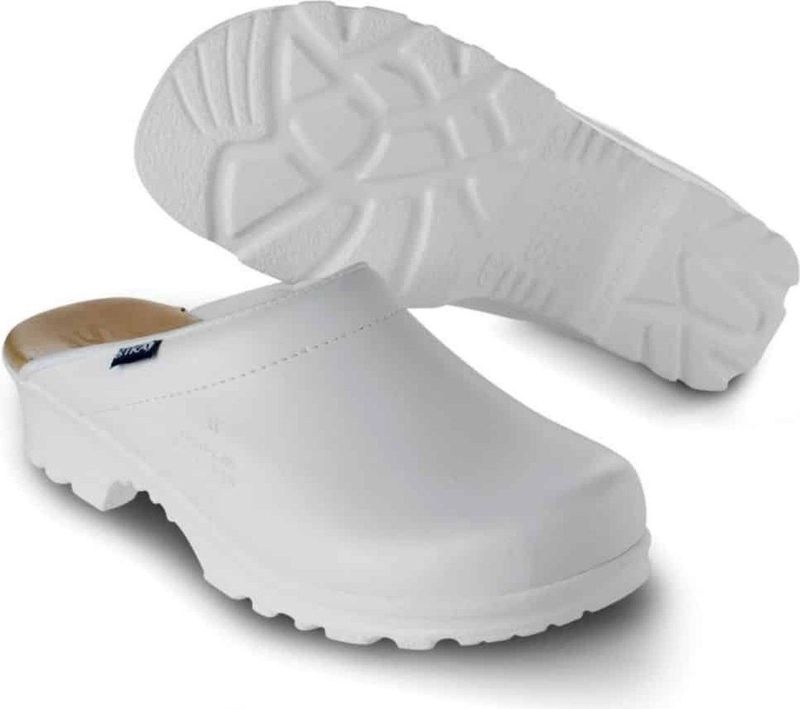 SIKA - 8105 Flex LBS Clog OB O.H. Wit - Comfortabele Klomp - Antislip Zool