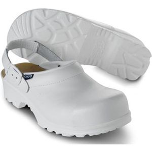 Sika 8985 Klomp Open Hak met Strap - Wit - Stalen Neus - Waterbestendig