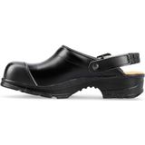 SIKA 8985 Flex LBS Klomp Open Hak met Strap SB Wit - Stalen Neus - Ademend Leer - Waterbestendig