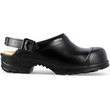 SIKA 8985 Flex LBS Klomp Open Hak met Strap SB Wit - Stalen Neus - Ademend Leer - Waterbestendig