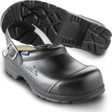 SIKA 8985 Flex LBS Klomp Open Hak met Strap SB Wit - Stalen Neus - Ademend Leer - Waterbestendig