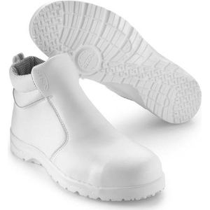 SIKA - 19241 Fusion Boot met Rits - Wit - Stalen Neus - Waterbestendig