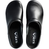 Sika - Flexika - Klompschoen - Zwart - Leer - Ademend