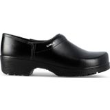 Sika - Flexika - Klompschoen - Zwart - Leer - Ademend
