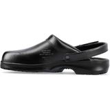 SIKA - Fusion Clog ESD met Hielriempje - Zwart - Permair-leer - OB SRC