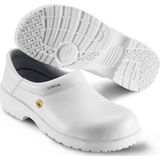 SIKA - 19476 Fusion Clog ESD S2 - Wit - Permair Leer - ESD-goedgekeurd