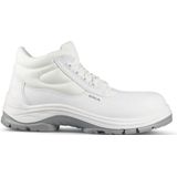 SIKA Beat Mid - S2 - Hoge Veterschoen - Wit - Waterafstotend Microfiber