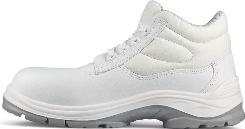 SIKA Beat Mid - S2 - Hoge Veterschoen - Wit - Waterafstotend Microfiber