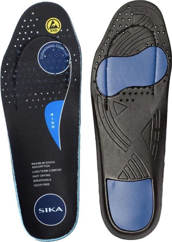 SIKA Ultimate Footfit - Inlegzolen - Zwart - EVA/PU-schuim