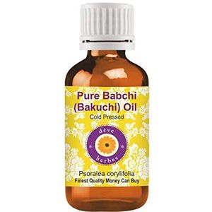 Deve Herbes Pure Babchi-olie (Bakuchi) (Psoralea corylifolia) koudgeperst 50ml (1.69 oz)