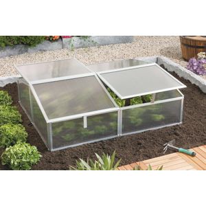 Vitavia Mini Broeikas Gaia Aluminium/120x100x26/39cm