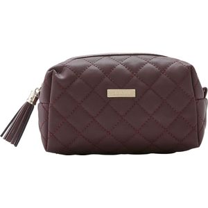 Alouette - Item no. 61414 - Toilettas - Bordeaux - Gekwalificeerd Nylon - Met 2 Elastische Vakken
