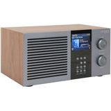 Tangent - Radio Tre - Radio - Bruin - Zilver - DAB+ - FM - WiFi - Bluetooth