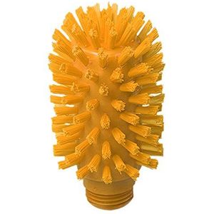 Maya Professional Tools 47131-4 buisborstel FBK/levensmiddelhygiene met schroefdraad, 70 mm x 95 mm x 120 mm, geel