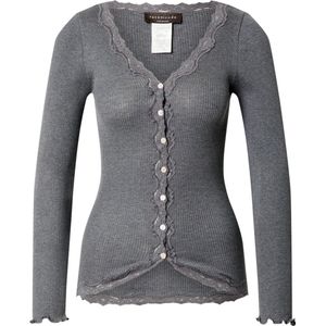 rosemunde Gebreid vest  donkergrijs