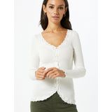 Rosemunde - Cardigan - Wit - 70% Zijde 30% Katoen