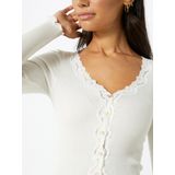 Rosemunde - Cardigan - Wit - 70% Zijde 30% Katoen