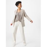 Rosemunde - RWBabette LS V-neck Regular Lace - Vest - Bruin Melange