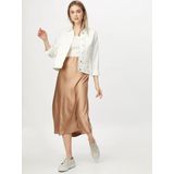 Blousetops - Irvory - 70% Zijde, 30% Katoen - Mouwloos, Aansluitend