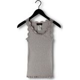 Rosemunde - Zijden Top - Mouwloos - Zwart - Zijde