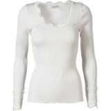 Blouse - New White - Vintage Kantafwerking - Lange Mouwen